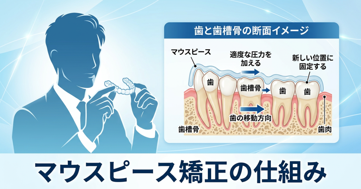 マウスピース矯正の仕組みとは？　インビザラインでなぜ歯が動くのか