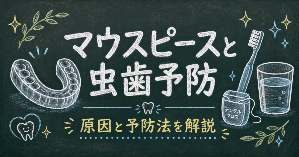 マウスピースは虫歯になりやすい？原因と作り直しを防ぐ予防法を解説