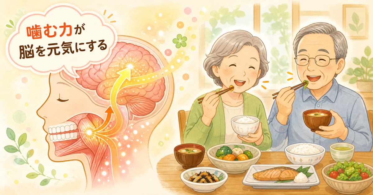 「しっかり噛めない状態」と認知症リスクの深いつながり