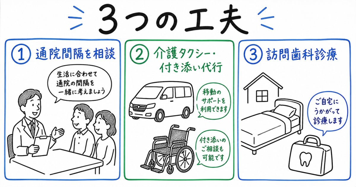 仕事と付き添いを両立するために知っておきたい3つの工夫