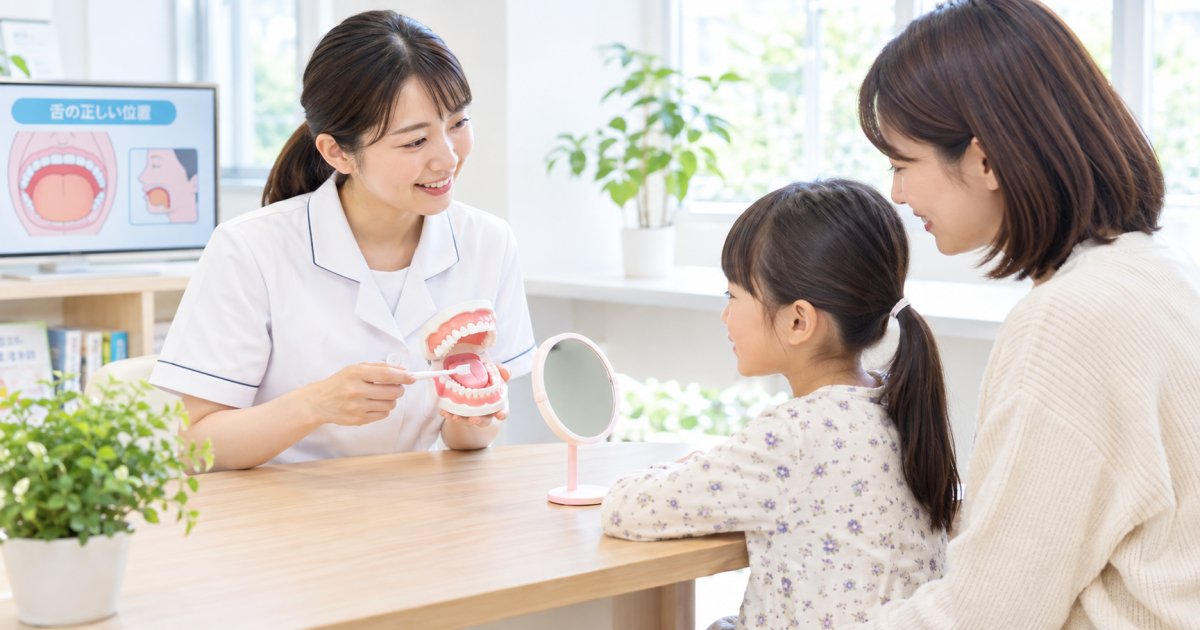 親子でできる舌癖のセルフチェック