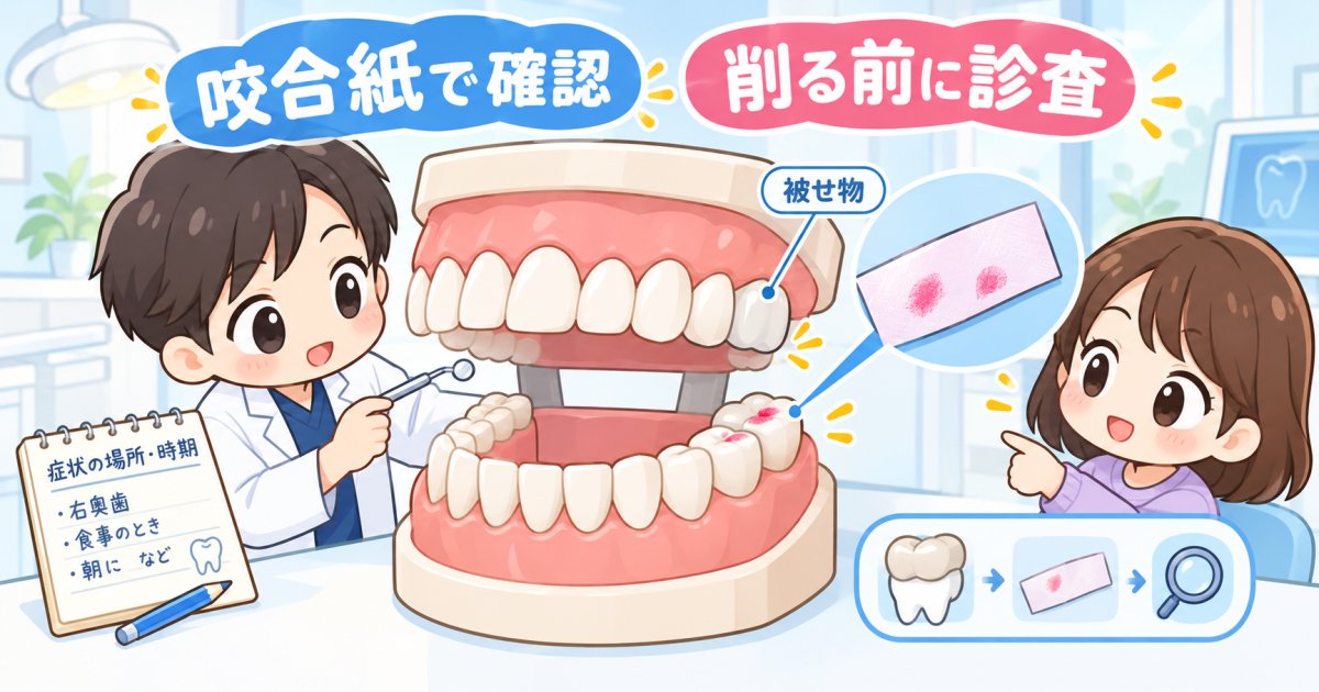 歯の当たり方で気づく噛み合わせのずれと原因ごとの歯科対応